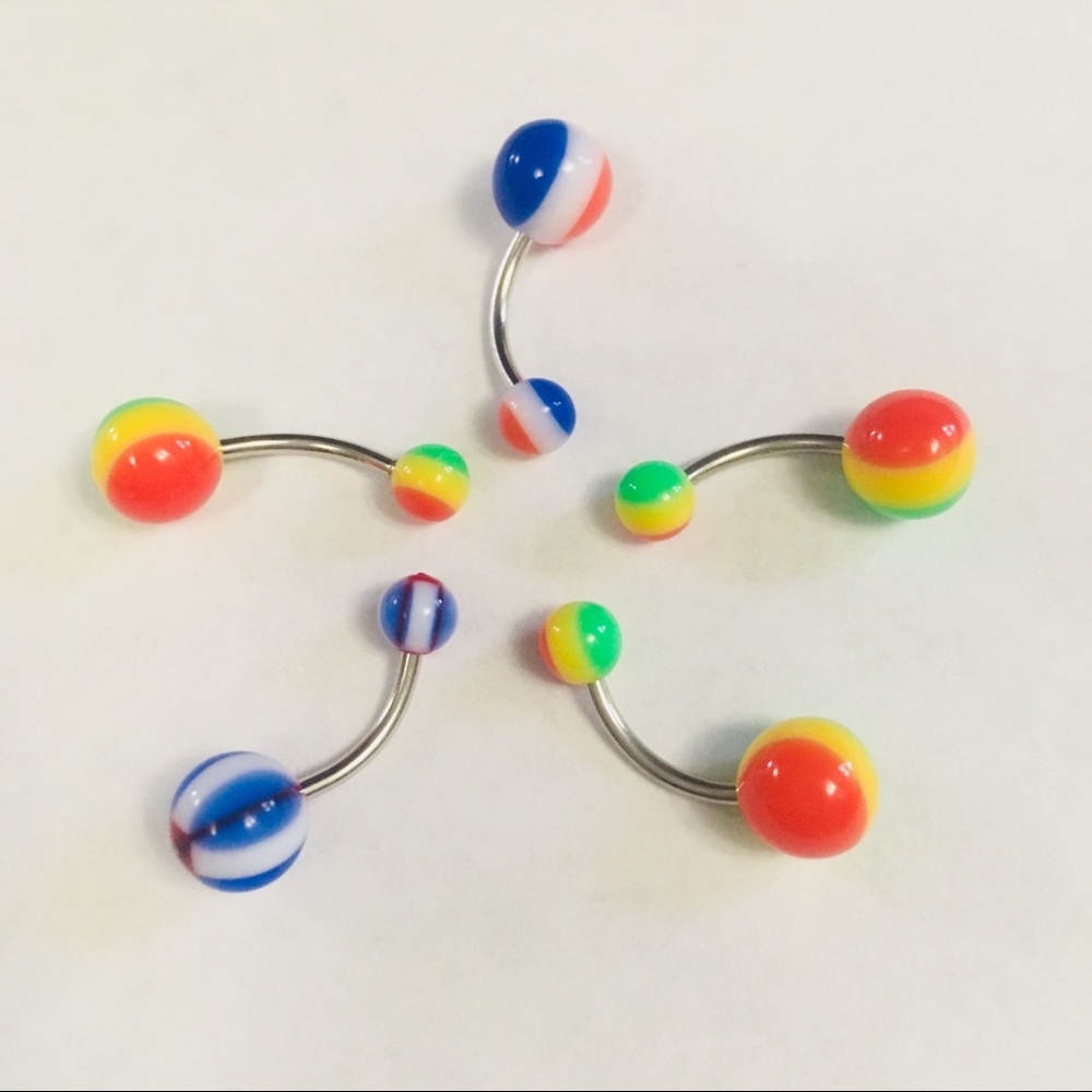 🔘5 For 25$🔘5 pc Piercing Jewelry - Picture 1 of 2